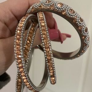 Charlotte Russe Rose Gold Bangle Set